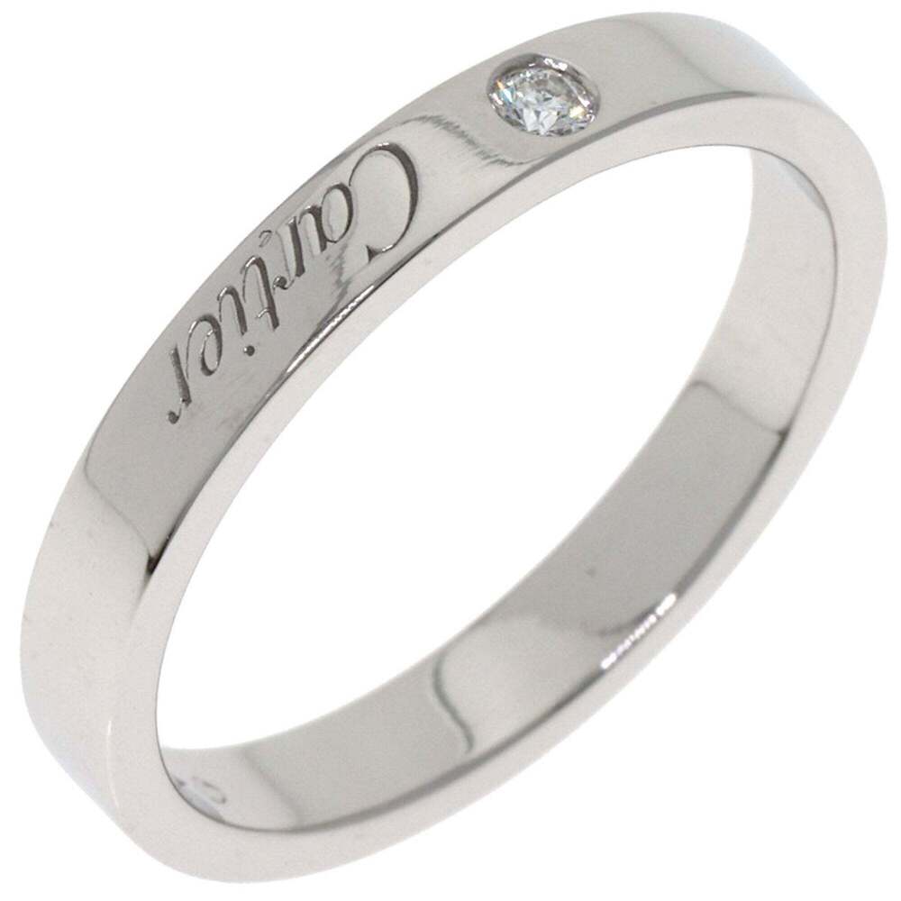 CARTIER Authentic Silver Diamond Ring - Picture 2 of 8